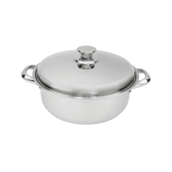 24cm Casserole & Lid - Duo Clad