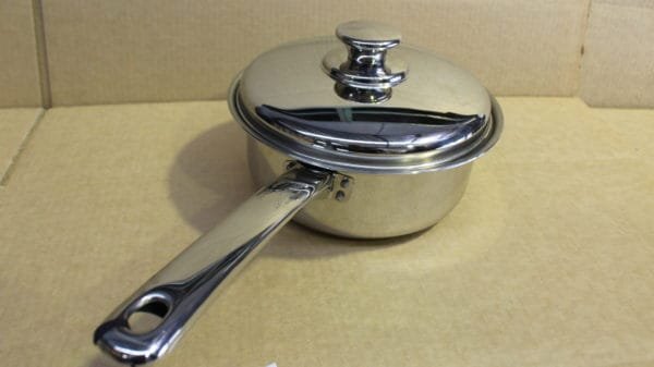 18cm Saucepan and Lid suitable for 20cm Steamer - Duo Clad - Image 2