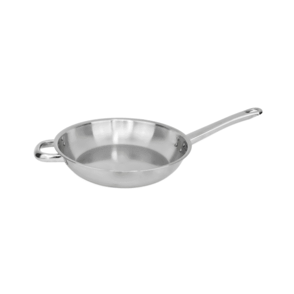 28cm 2mm Satay Fry Pan - Riveted Double Handles (long and short) - Image 3