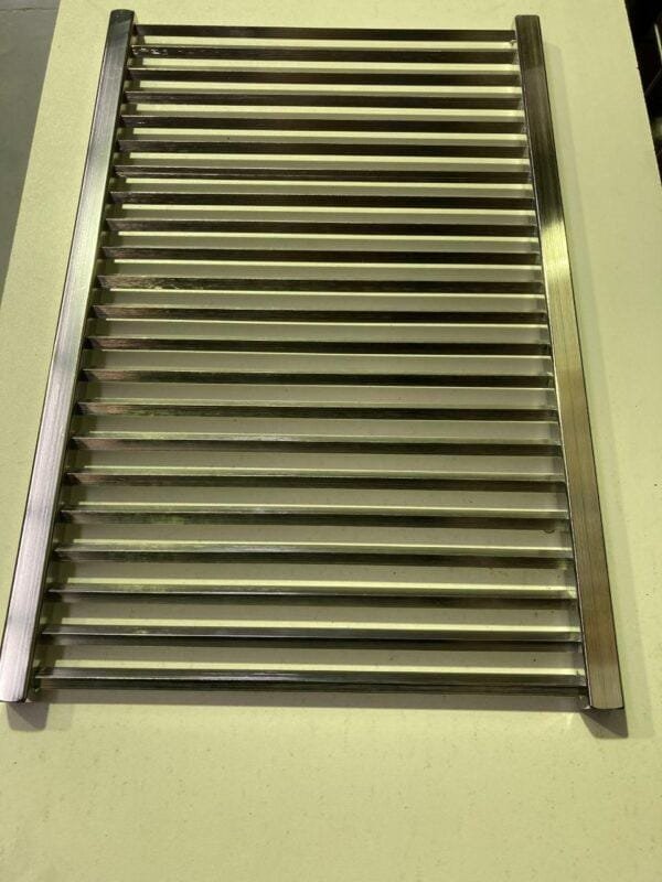304 Stainless Steel Diamond Grills - Large - 396mm*486mm - Suit 4 Burner BBQ