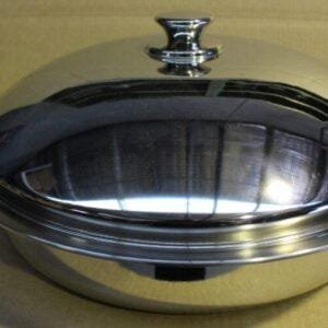 37cm Frypan with No Handles plus Lid - Duo Clad